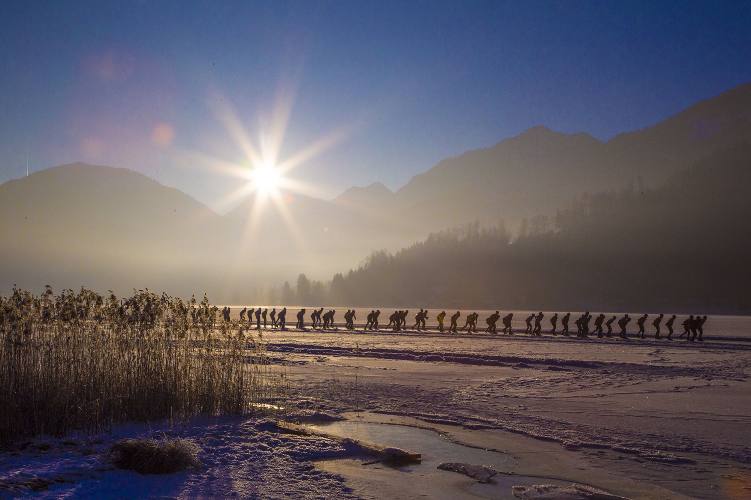 Hotel zum Weißensee Naturpark Urlaub Genuss Wohlfühlen Winter Eislauf Langlauf Skilauf